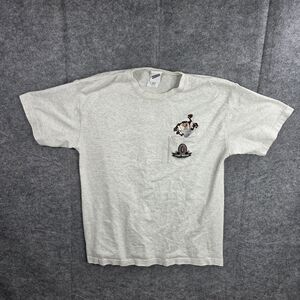 Vintage Looney Tunes Taz Shirt‎ Mens Large Gray Warner Bros Studio The Bomb 90s